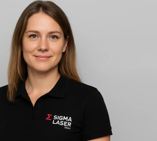 Anna Schneider team member of sigma laser
