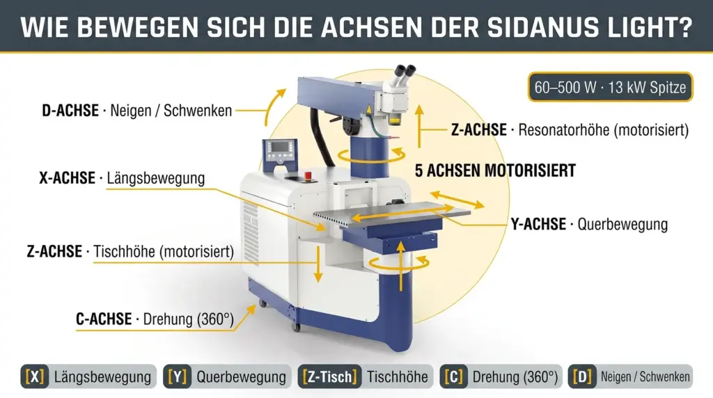 achsenbewegung und arbeitsbereich der industriellen laser schweissmaschine sidanus light achsenbewegung und arbeitsbereich der industriellen laser schweissmaschine sidanus light