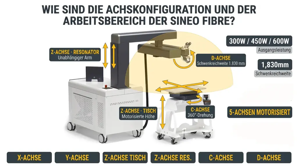 achsenkonfiguration und arbeitsbereich des sineo fibre laser schweisssystems achsenkonfiguration und arbeitsbereich des sineo fibre laser schweisssystems