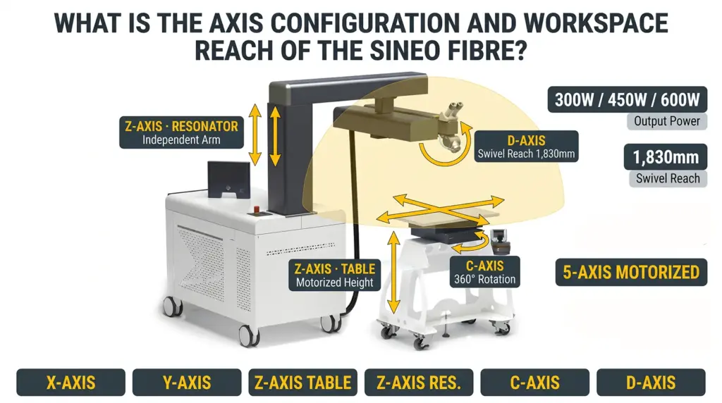 axis configuration workspace reach of sineo fiber laser welding axis configuration workspace reach of sineo fiber laser welding