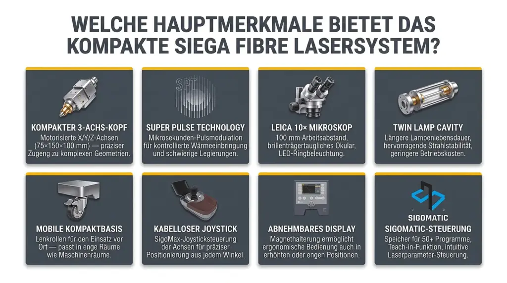 hauptmerkmale des kompakten siega fibre laser schweisssystems hauptmerkmale des kompakten siega fibre laser schweisssystems