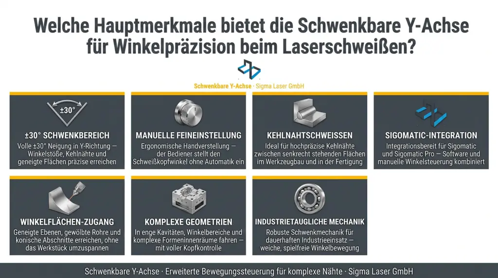 hauptmerkmale des schwenkbaren y achsenmoduls fuer laser schweissen hauptmerkmale des schwenkbaren y achsenmoduls fuer laser schweissen