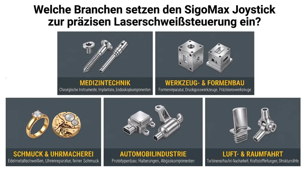 industrielle anwendungen des flexiblen joysticks sigomax fuer laser schweisssysteme industrielle anwendungen des flexiblen joysticks sigomax fuer laser schweisssysteme