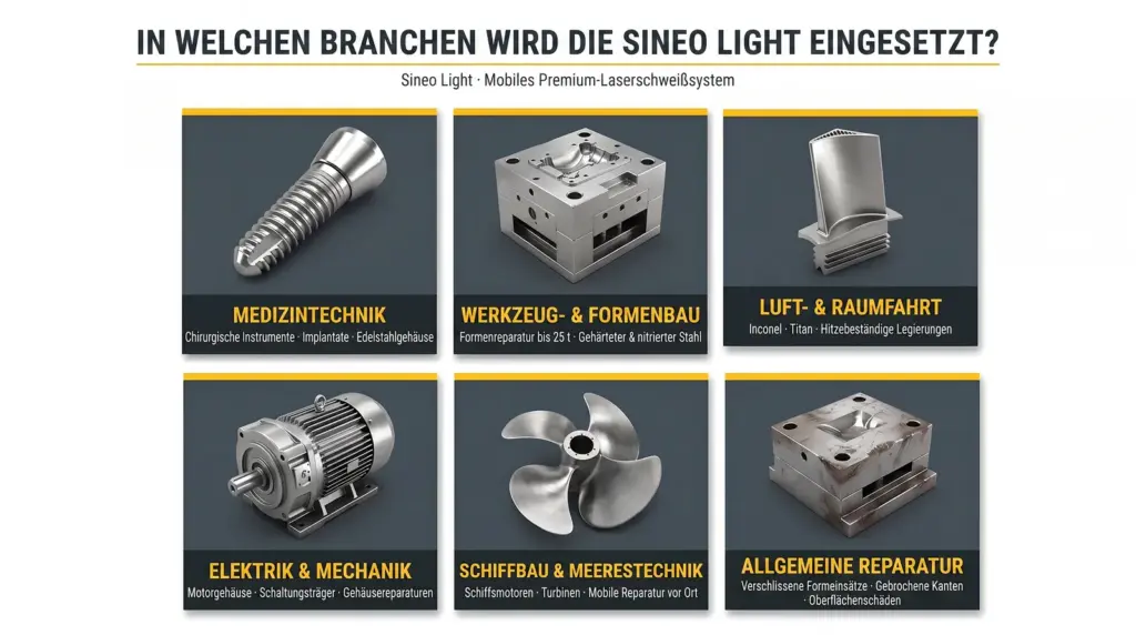 infografik industrielle anwendungen sineo light mobiler blitzlampen laser schweisser infografik industrielle anwendungen sineo light mobiler blitzlampen laser schweisser