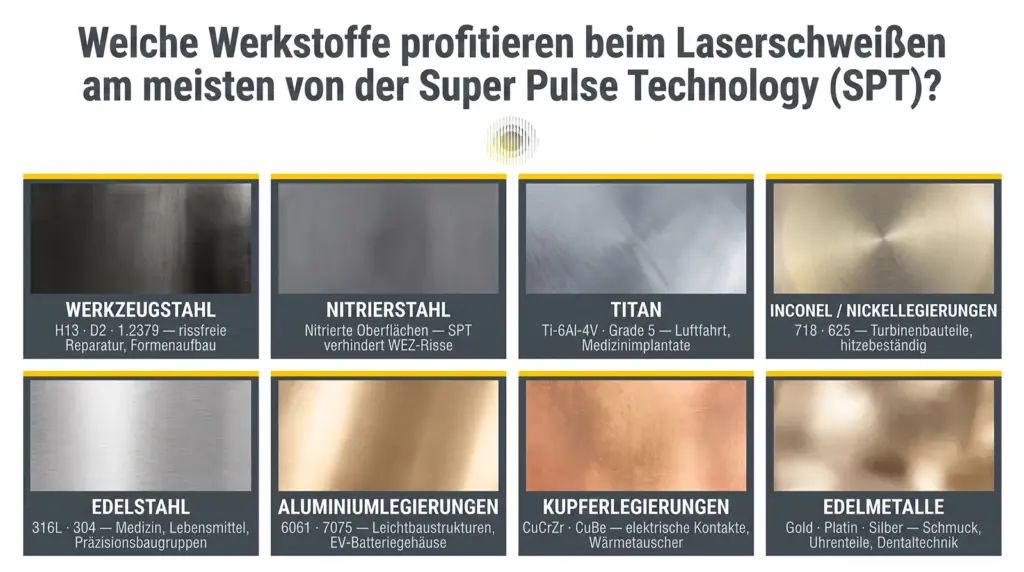 infografik materialkompatibilitaet der super pulse technologie spt infografik materialkompatibilitaet der super pulse technologie spt