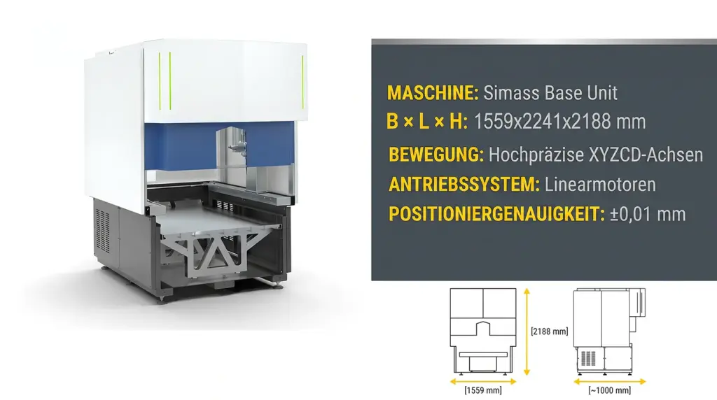 infografik technische daten der modularen laser schweissstation simass base unit infografik technische daten der modularen laser schweissstation simass base unit