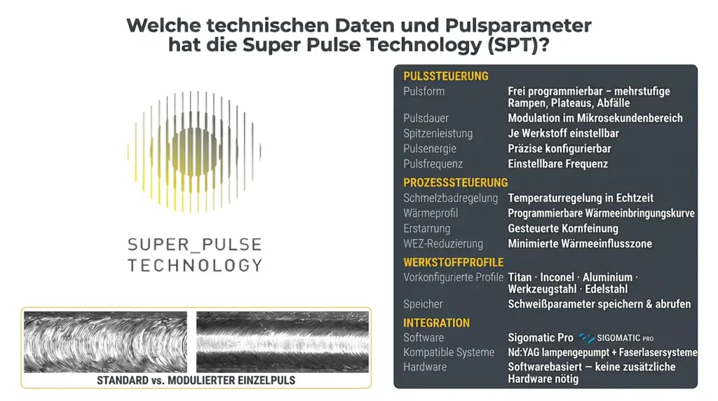 infografik technische spezifikationen und pulsparameter der super pulse technologie spt infografik technische spezifikationen und pulsparameter der super pulse technologie spt