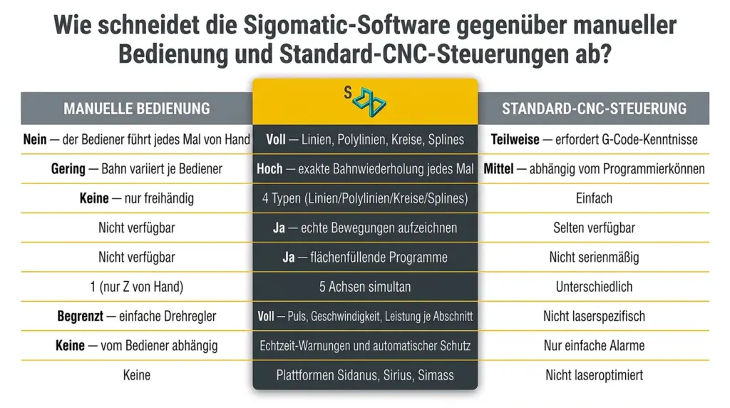 infografik vergleich der sigomatic software fuer laser schweissmaschinen infografik vergleich der sigomatic software fuer laser schweissmaschinen