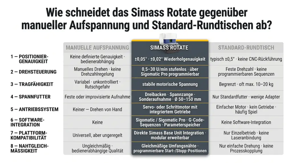 infografik vergleich des cnc drehschweissmoduls simass rotate mit manuellen drehvorrichtungen infografik vergleich des cnc drehschweissmoduls simass rotate mit manuellen drehvorrichtungen