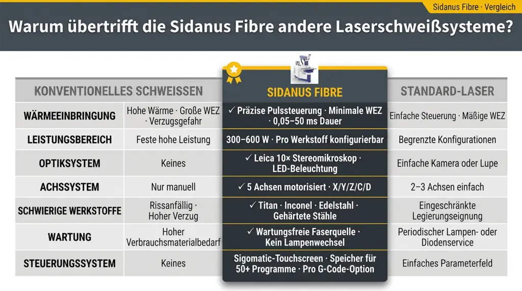 infografik warum sidanus fibre andere laser schweisssysteme uebertrifft infografik warum sidanus fibre andere laser schweisssysteme uebertrifft
