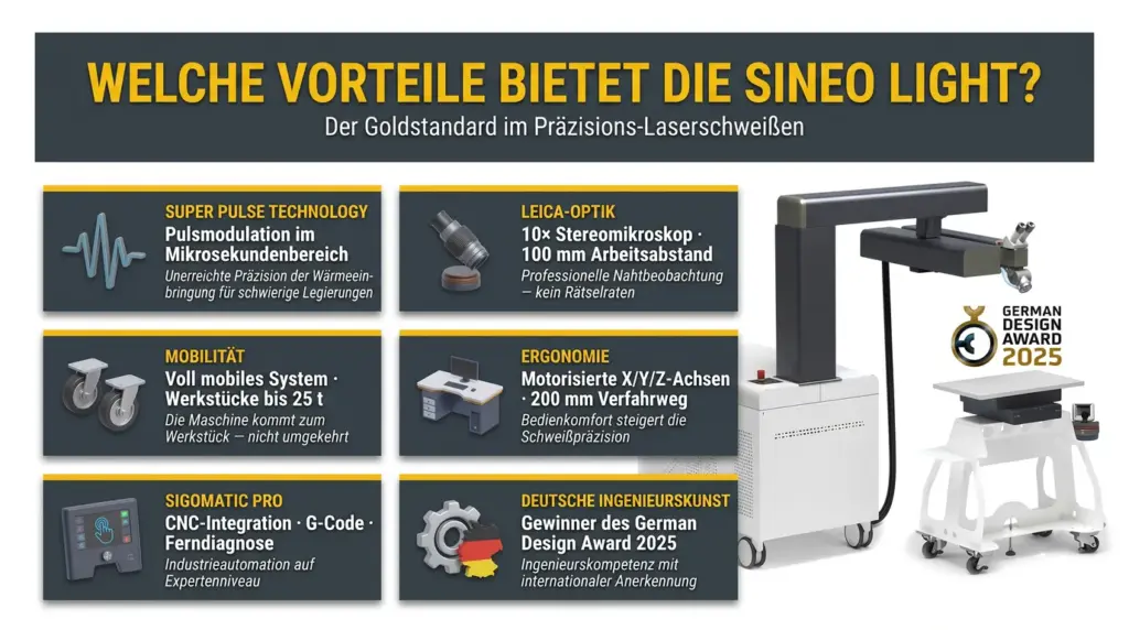 infografik wettbewerbsvorteile sineo light nd yag laser schweissen infografik wettbewerbsvorteile sineo light nd yag laser schweissen