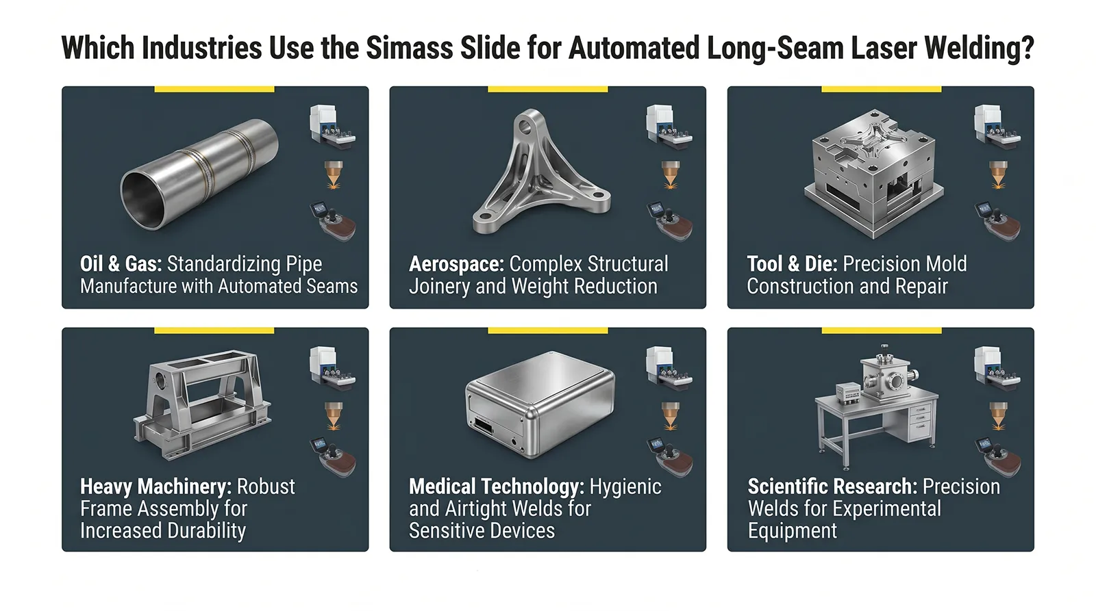 infographic for the simass slide automated laser welding platform industrial applications infographic for the simass slide automated laser welding platform industrial applications