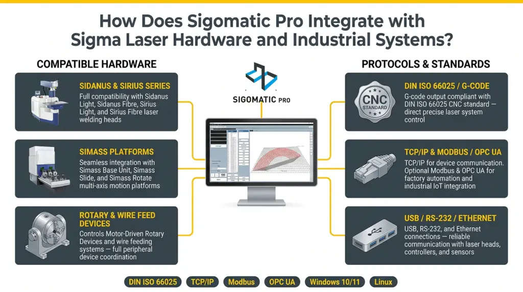 infographic of sigomatic pro advanced laser welding automation software integration infographic of sigomatic pro advanced laser welding automation software integration