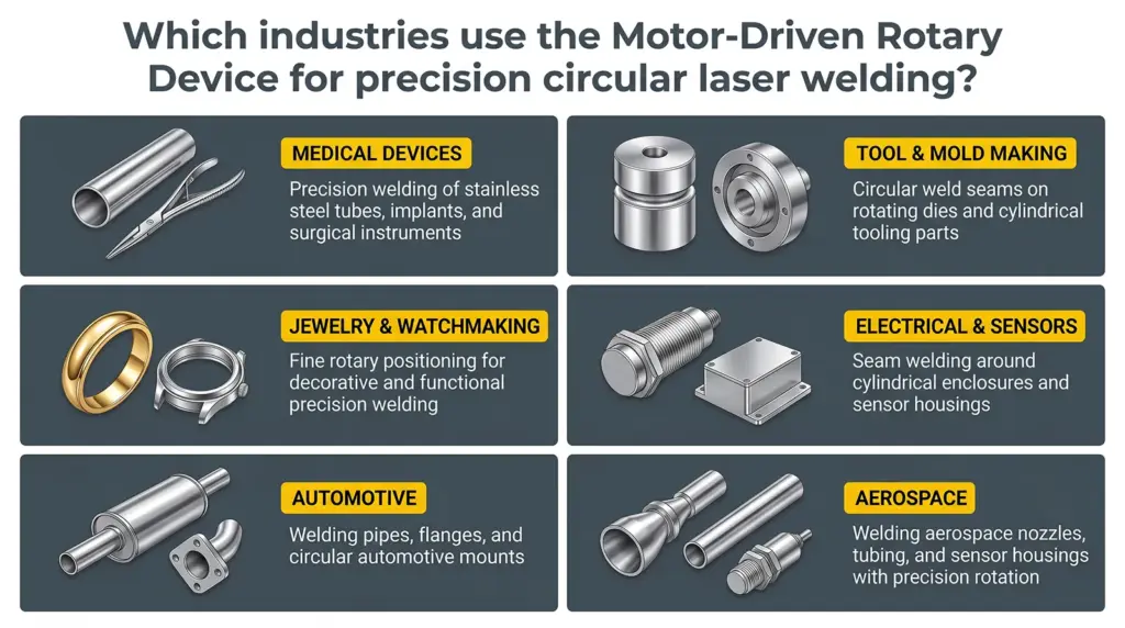 laser welding motor driven rotary device industrial applications laser welding motor driven rotary device industrial applications
