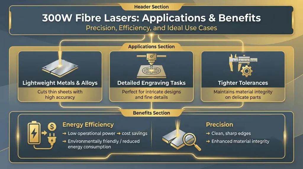 300W fibre lasers applications and benefits 300W fibre lasers applications and benefits