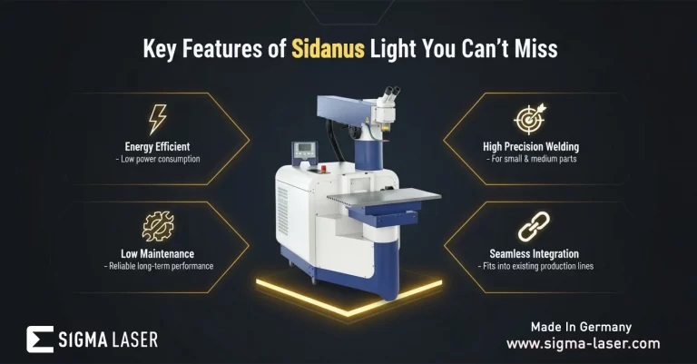 Sidanus Light 17 Features of Sidanus Light Industrial Laser Welding System