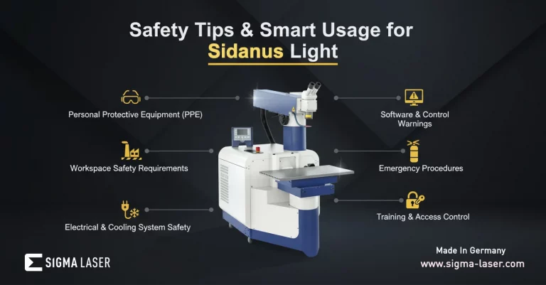 Sidanus Light 20 Sidanus Light: stationäres Laserschweißsystem