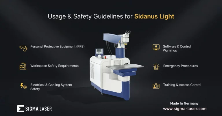Sidanus Light 24 Sidanus Light: stationäres Laserschweißsystem