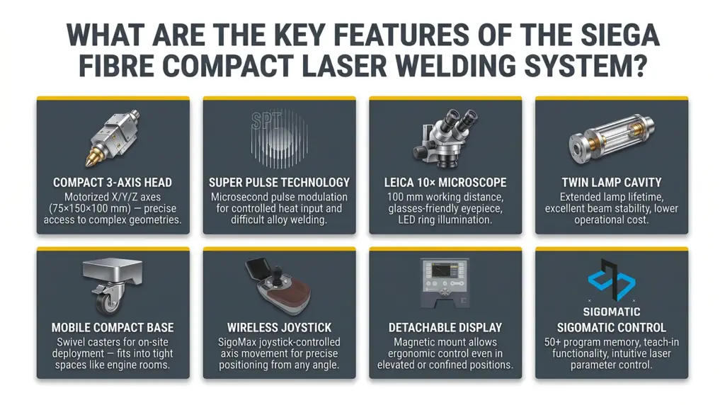 caracteristicas principales del sistema compacto de soldadura laser siega fibre caracteristicas principales del sistema compacto de soldadura laser siega fibre