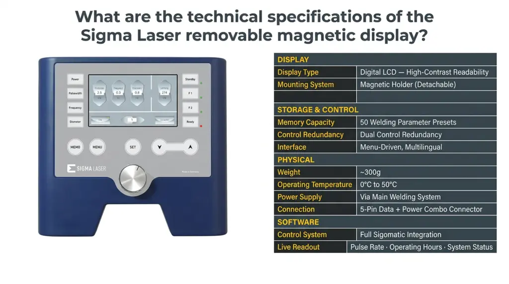 especificacoes tecnicas display magnetico para maquina de soldagem a laser especificacoes tecnicas display magnetico para maquina de soldagem a laser