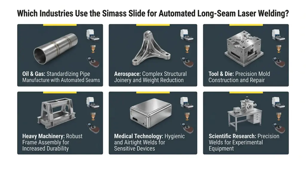 infografia aplicaciones industriales plataforma simass slide soldadura laser automatizada infografia aplicaciones industriales plataforma simass slide soldadura laser automatizada