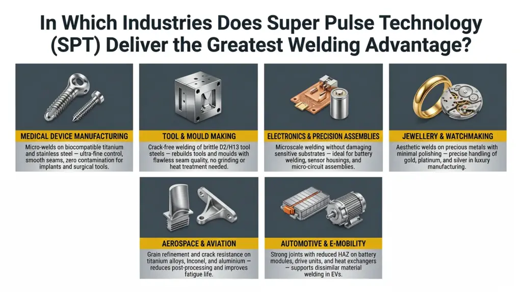 infografia aplicaciones industriales tecnologia super pulse spt infografia aplicaciones industriales tecnologia super pulse spt