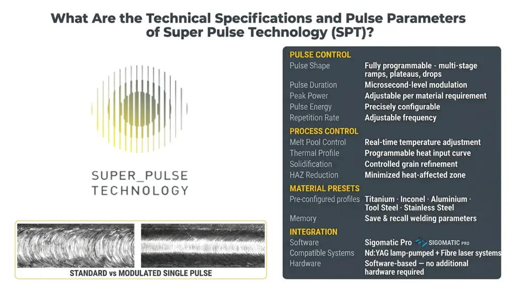 infografia especificaciones tecnicas y parametros de pulso tecnologia super pulse spt infografia especificaciones tecnicas y parametros de pulso tecnologia super pulse spt