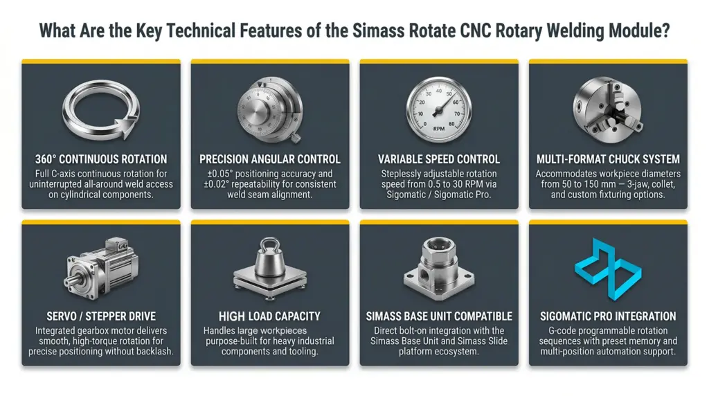 infografico caracteristicas tecnicas modulo rotativo cnc simass rotate infografico caracteristicas tecnicas modulo rotativo cnc simass rotate