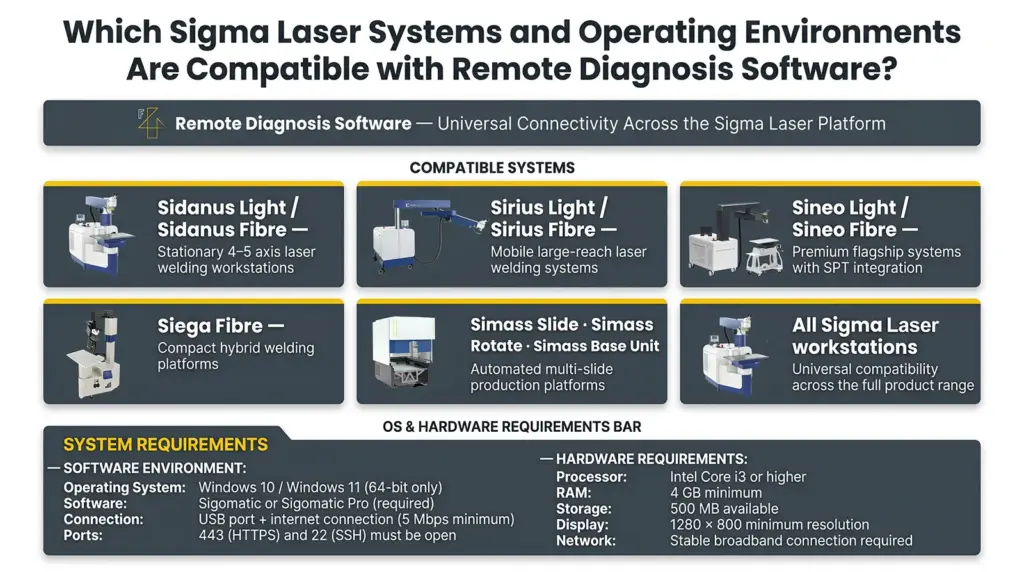 infografico compatibilidade do software de diagnostico remoto para maquina de soldagem a infografico compatibilidade do software de diagnostico remoto para maquina de soldagem a