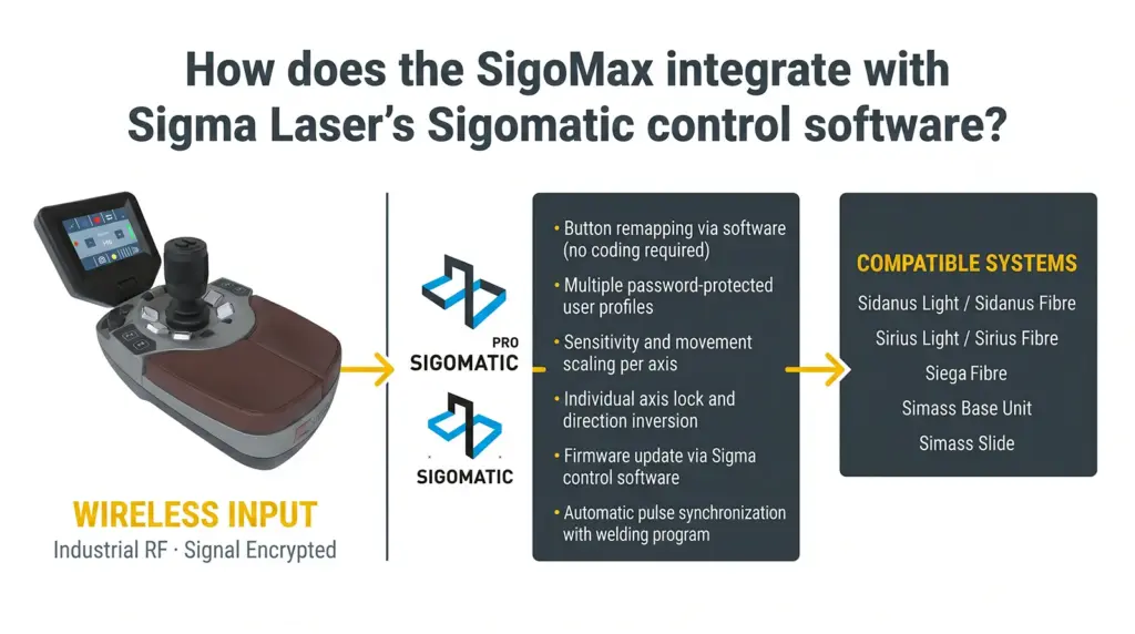 integracao joystick flexivel sigomax para sistemas de soldagem a laser integracao joystick flexivel sigomax para sistemas de soldagem a laser