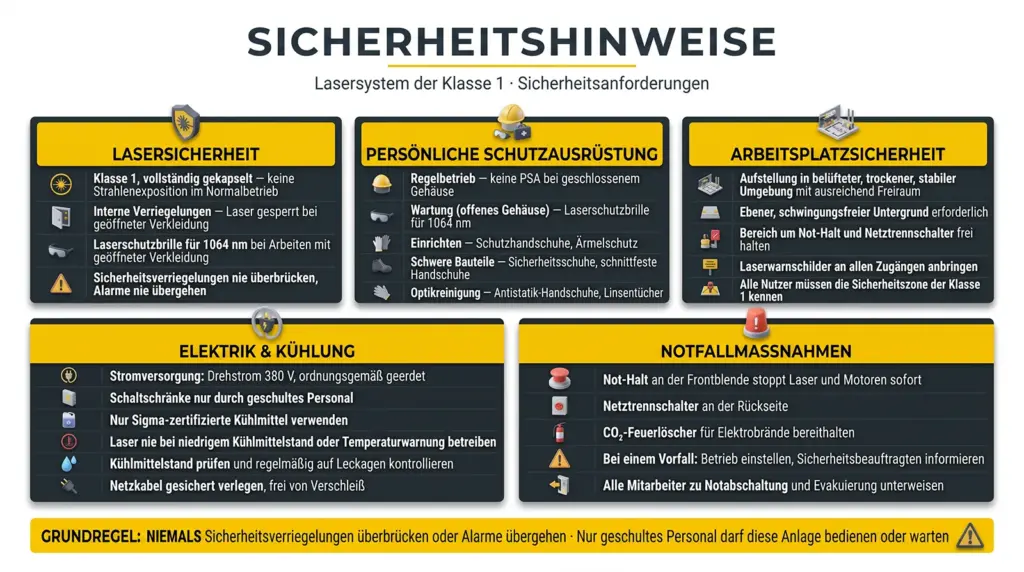 Sicherheitsrichtlinien fuer Laser Schweisssysteme der Klasse 1 Sicherheitsrichtlinien fuer Laser Schweisssysteme der Klasse 1