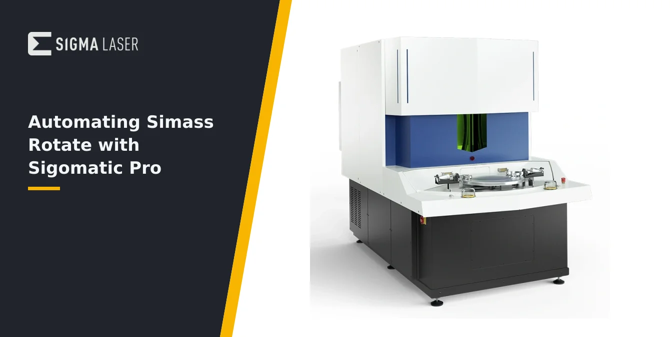 Automating Simass Rotate with Sigomatic Pro Automating Simass Rotate with Sigomatic Pro
