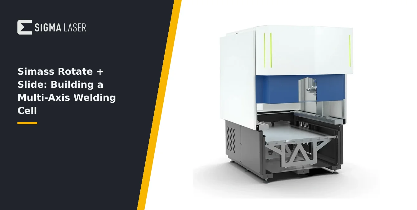 Simass Rotate + Slide: Building a Multi-Axis Welding Cell Simass Rotate + Slide: Building a Multi-Axis Welding Cell