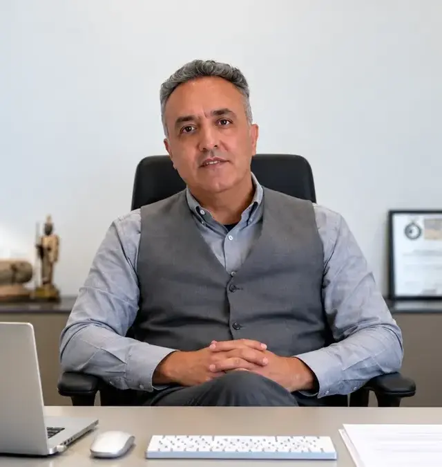 Shervin Rahimi, Gründer und CEO von Sigma Laser, in seinem Büro Shervin Rahimi, Gründer und CEO von Sigma Laser, in seinem Büro